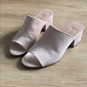 Madden Girl Mules Sandals Pink size 7M